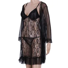 Горячая Распродажа сексуальный женский Атласный халат с ремешком ночное белье Ночная рубашка Пижама-набедренная повязка Комплект