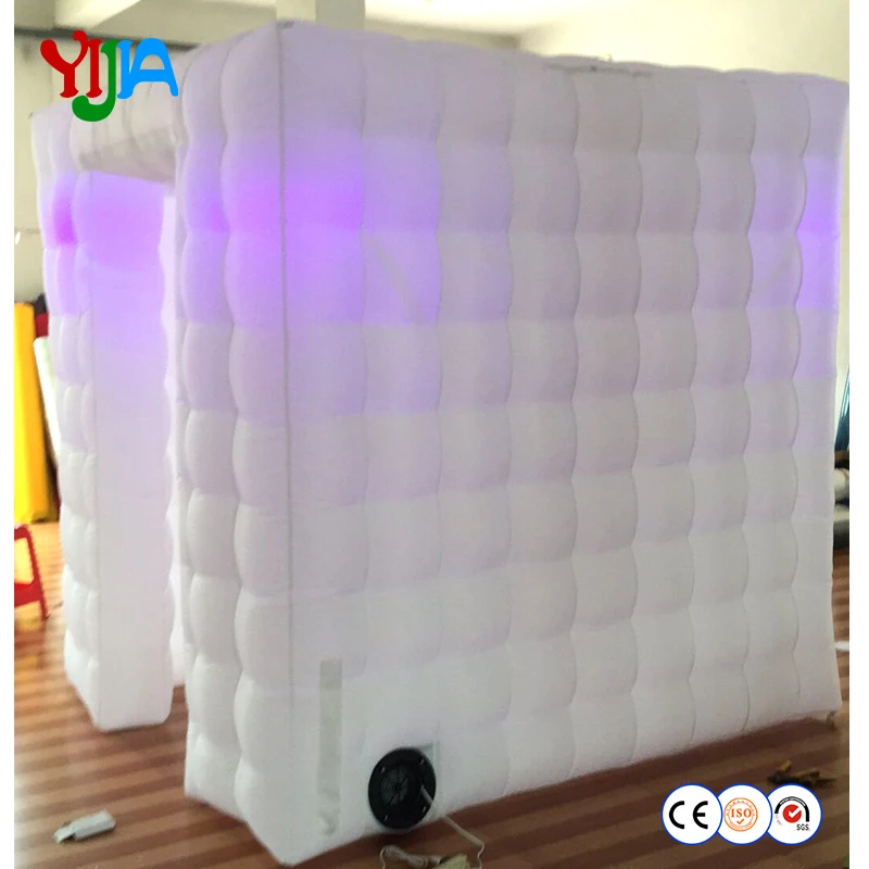 

High Quality Free Shipping By DHL LED Photo Booth Inflatable Photo Booth Cabin With Nice Price For Wedding Party Events Cosplay