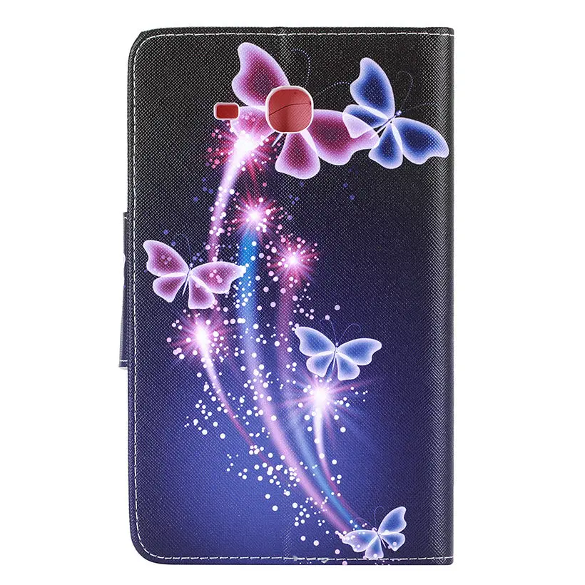 2016 Tab a6 7 0 чехол для Samsung Galaxy A T280 T285 с откидной крышкой и модным рисунком планшета