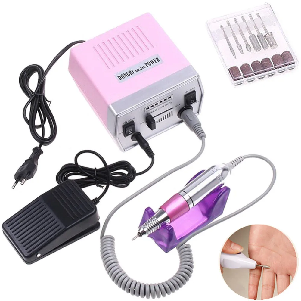 Pro Nail Art Equipment Manicure Tools Pedicure Acrylics Electric Nail Drill Pen Machine Set Beauty DIY Tool