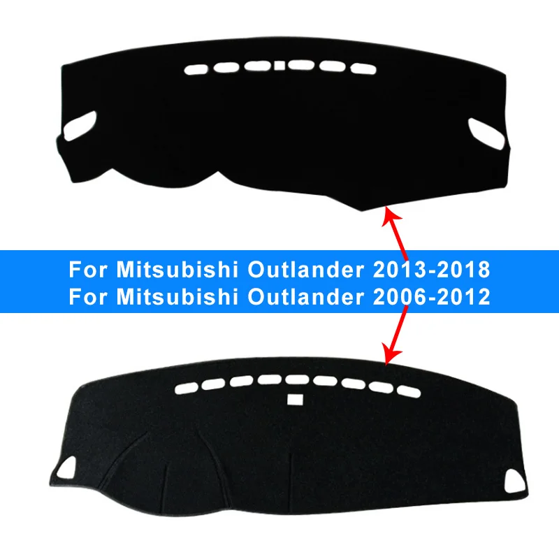 Для Mitsubishi Outlander 06 2007 2008 2009 2010 2011 2012 2013- Ковер Анти-УФ коврик для приборной панели коврик солнцезащитный коврик