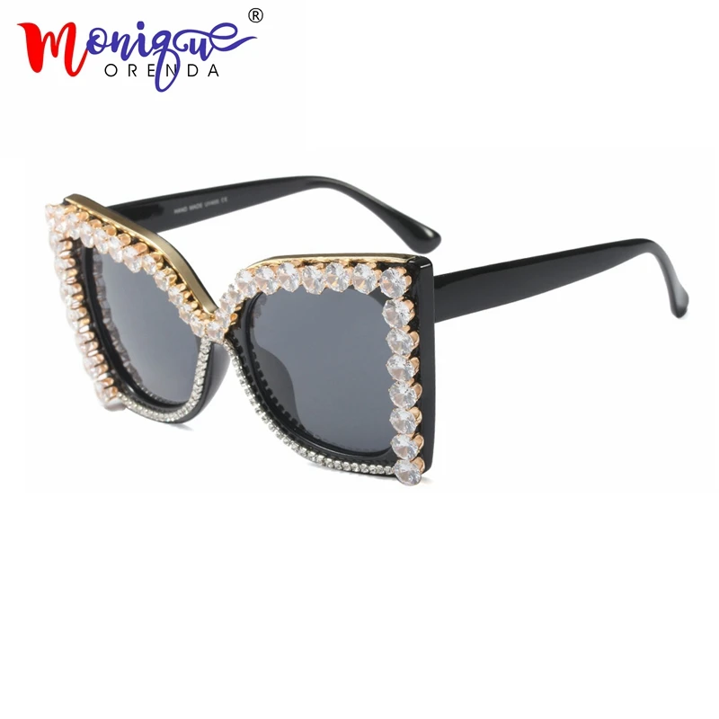 oversized rhinestone sunglasses