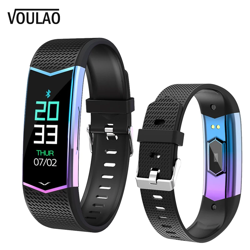 

VOULAO LV08 Smart Band Heart Rate Monitor Fitness Tracker Bracelet Blood Pressure Wristband Waterproof Smartband For IOS Android
