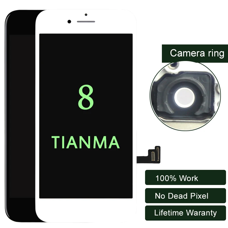 Премиум 10 шт./лот для iphone 8 ЖК дисплей Tianma качественный сенсорный экран 5 дюймов