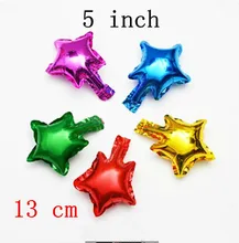 1 piece 5 inch Heart Shape and Star Aluminum Foil Balloon Wedding Decoration Party Supplies