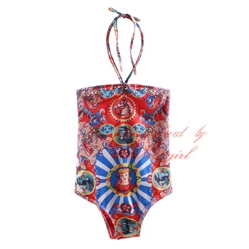 

Pettigirl Girls Swimsuit Wholesale Girls Swimming Suits Kids Beach Wear Children Clothes SR90218-621F