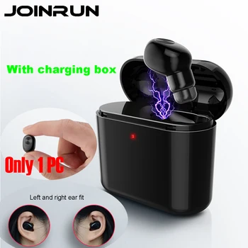 

Joinrun BL1 Mini Wireless Bluetooth Earphone Headset Bluetooth Earpiece With Charging box Earbud Headset mic for android ios