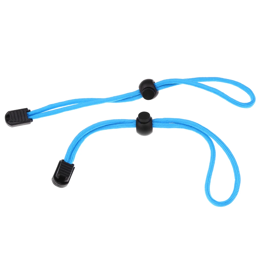 Perfeclan 2Pcs Adjustable Scuba Dive Snorkeling Spare Repair Wrist Lanyard Strap Guitar Instrument Cable