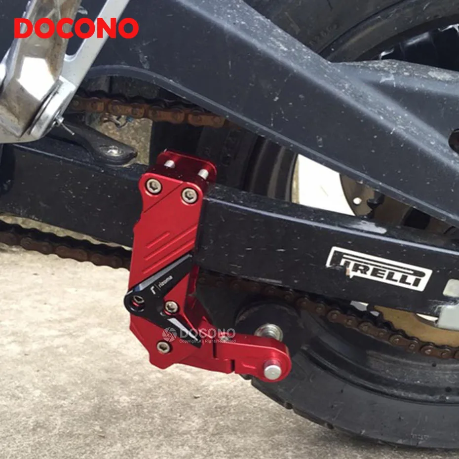 DOCONO Мотоцикл с ЧПУ алюминиевая цепь авто натяжитель для honda cbf 600s cbf1000 1000f msx125 msx 125