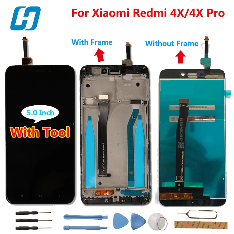 For Xiaomi Redmi 4X Touch Screen Lcd Display High Quality 100 New Digitizer Glass Panel Replacement