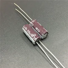 100pcs 220uF 10V NICHICON PJ Series 6.sx15mm 10V220uF Low Impedance Long Life Aluminum Electrolytic capacitor