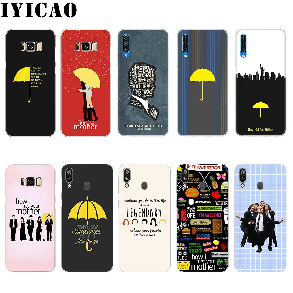 IYICAO How I Met Your Mother Hard Case for Samsung Galaxy S6 S7 Edge S8 S9 S10 Plus S10e Note 8 9 Cover | Мобильные телефоны и