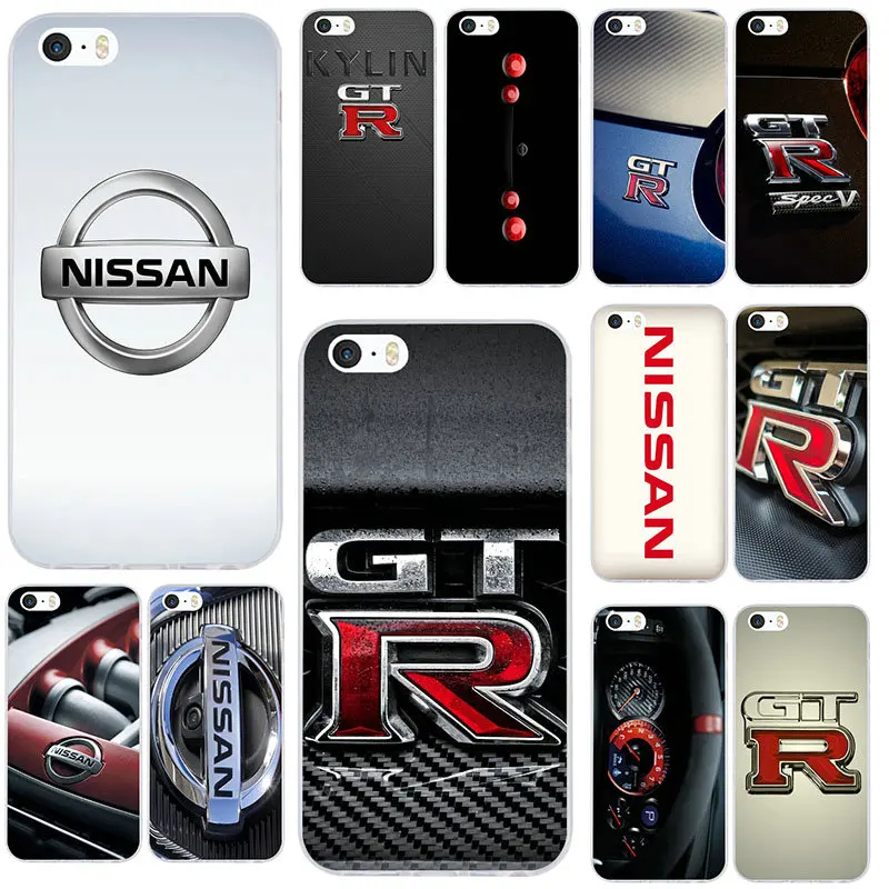 Super Car Nissan Logo For iPhone 8 7 6 6S Plus X XR XS Max 10 5 5S SE 5C 4 4S Coque Shell Soft TPU Silicone Phone Case Cover | Мобильные