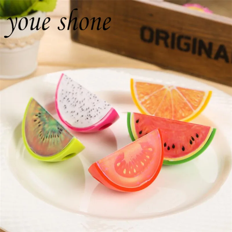 

3PCS New Hot Cute Creative Fruit Plastic Pencil Sharpener Mini Pencil Sharpeners School Supplies student supplies