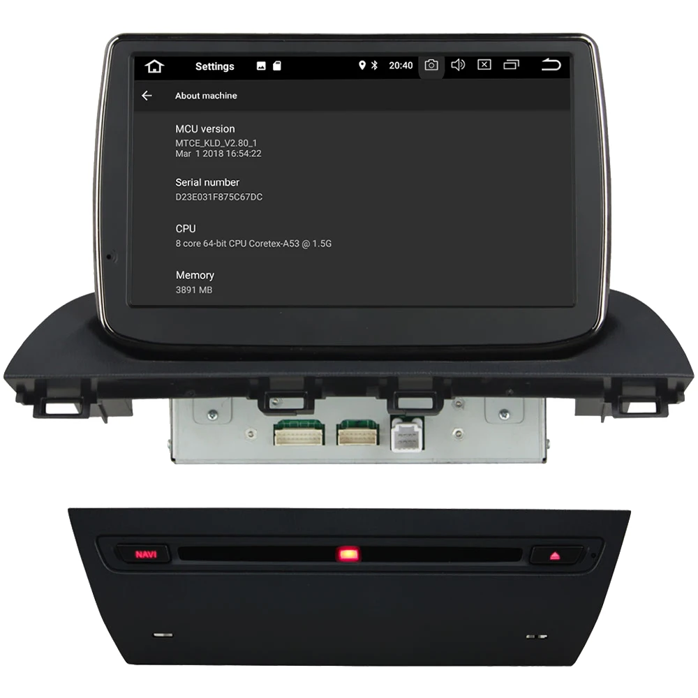 Perfect KLYDE 9" IPS 4G WIFI Octa Core Android 8.0 7.1 4GB RAM 32GB ROM Car DVD Player Stereo GPS Navigation For Mazda 3 Axela 2014-2018 4