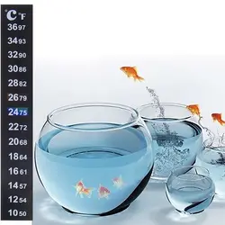 Аквариумный аквариум термометр Температура наклейка аквариумные аксессуары цифровой двойной весы Stick-on высокое качество