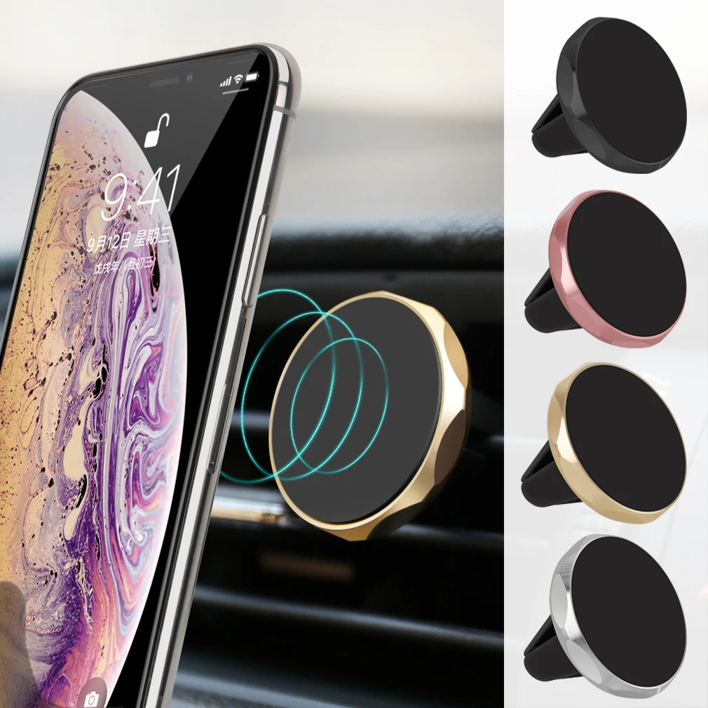 

Magnetic Car Phone Holder For iPhone Samsung Magnet Mount 360 Rotation Car Holder for Phone in Car Phone Holder Stand