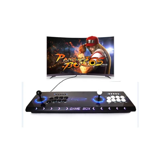 

Pandora Box 2200 game in one Built-in arcade 3D video game HD quality support extension Connect PS TV and other game console