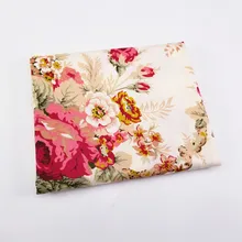 Саржевая хлопковая ткань с цветами, Лоскутная Ткань для рукоделия, шитье для детей и малышей, простыни, подушки, одеяло, материал для платья