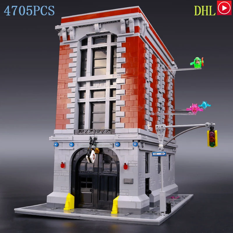 

Legoed city Lepin house Ghostbusters Firehouse street Headquarters Building Blocks LegoINGLY Toys Halloween Christmas Gift DIY