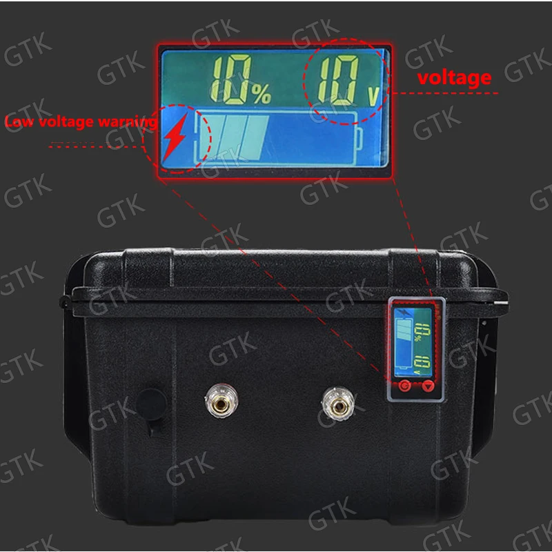 GTK 72V 50Ah lifepo4 lithium battery with 80A 150A BMS for 5000W AGV RVs, boats, golf carts, camping, small two-wheeled vehicles 3