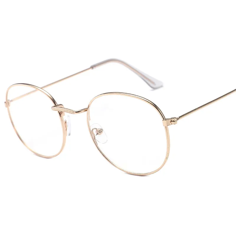 KOTTDO, модные очки для чтения, компьютера, металлические очки, оправа для мужчин, очки для глаз, оправа для женщин, оправы для очков, мужские очки - Цвет оправы: Золотой