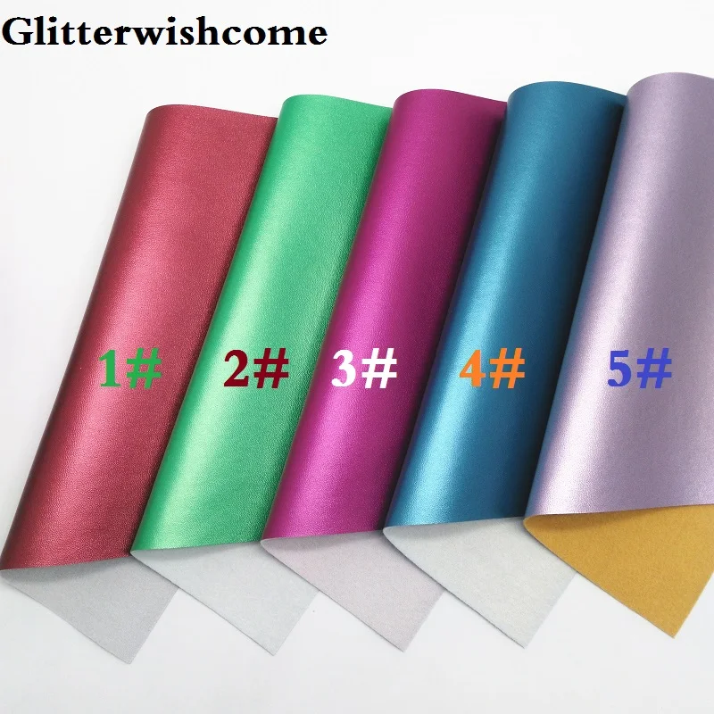 Glitterwishcome 21X29 см A4 размер винил для бантов мягкая кожа наппа Fabirc искусственная кожа листы для бантов, GM196A