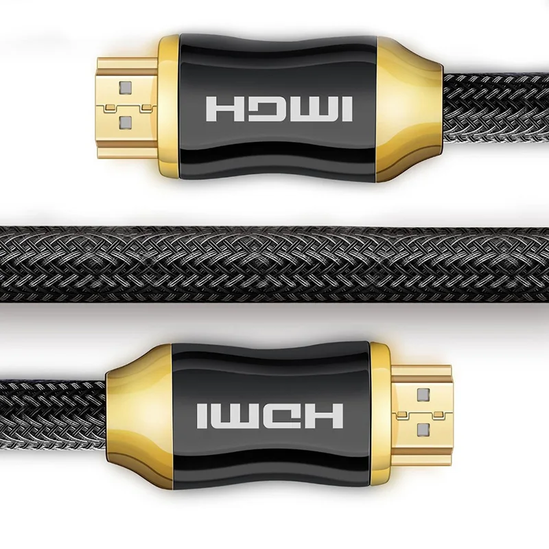  Ad alta Resistenza In Nylon Intrecciato Cavo HDMI Ultra-HD (UHD) 4 K HDMI 2.0b Cavo 18Gbs con Audio