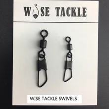 20 шт. X Wise снасти Rolling поворотный с безопасной защелкой в антибликовый цвет-размер 4,7(Великобритания Размер 8,11)-Вертлюги для рыбалка на Карпов