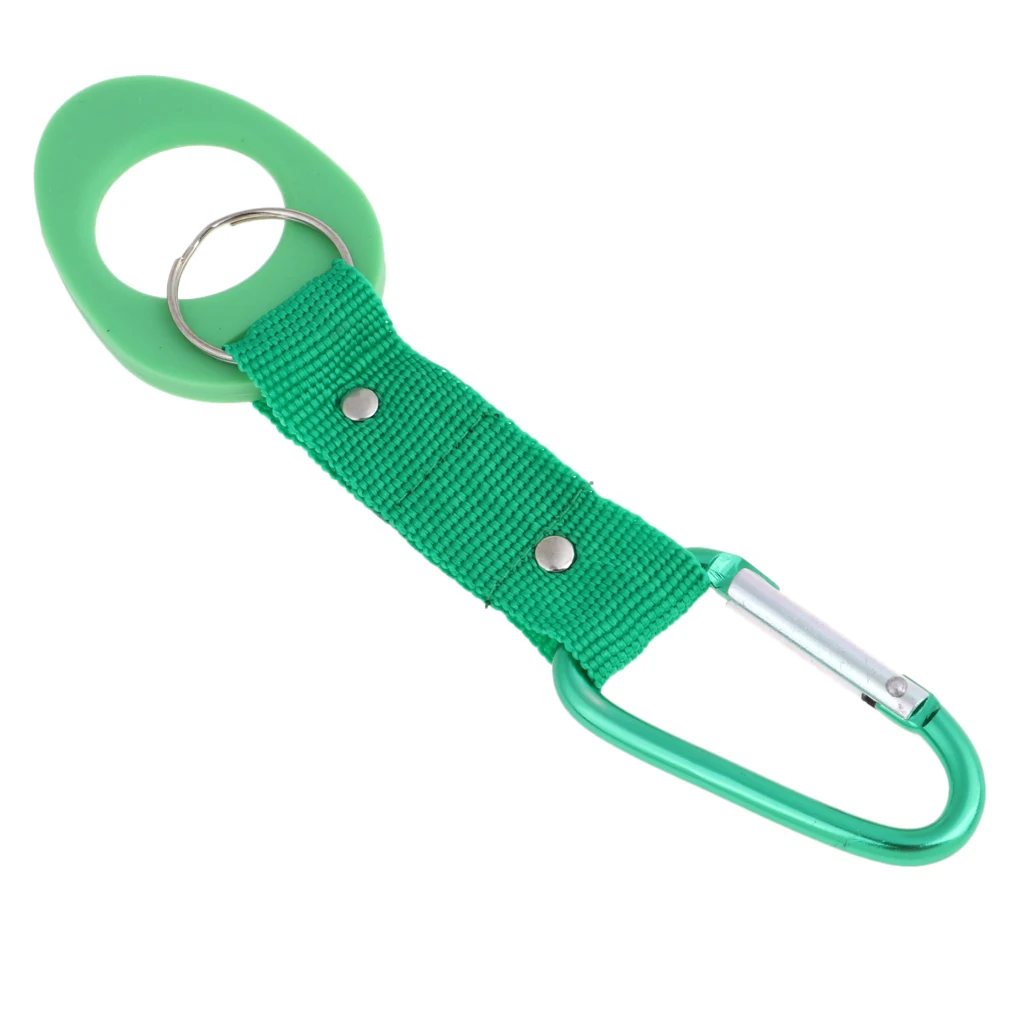 Climbing Water Bottle Holder Hooks Belt Molle Hanging Strap Webbing Buckle Clip Universal Size Outdoor Nylon Webbing Buckle