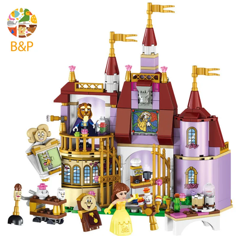 

41067 Compatible with Leoging Friends Princess 376pcs Belles Enchanted Castle Building Block Model Toys For Children 10565 Gift