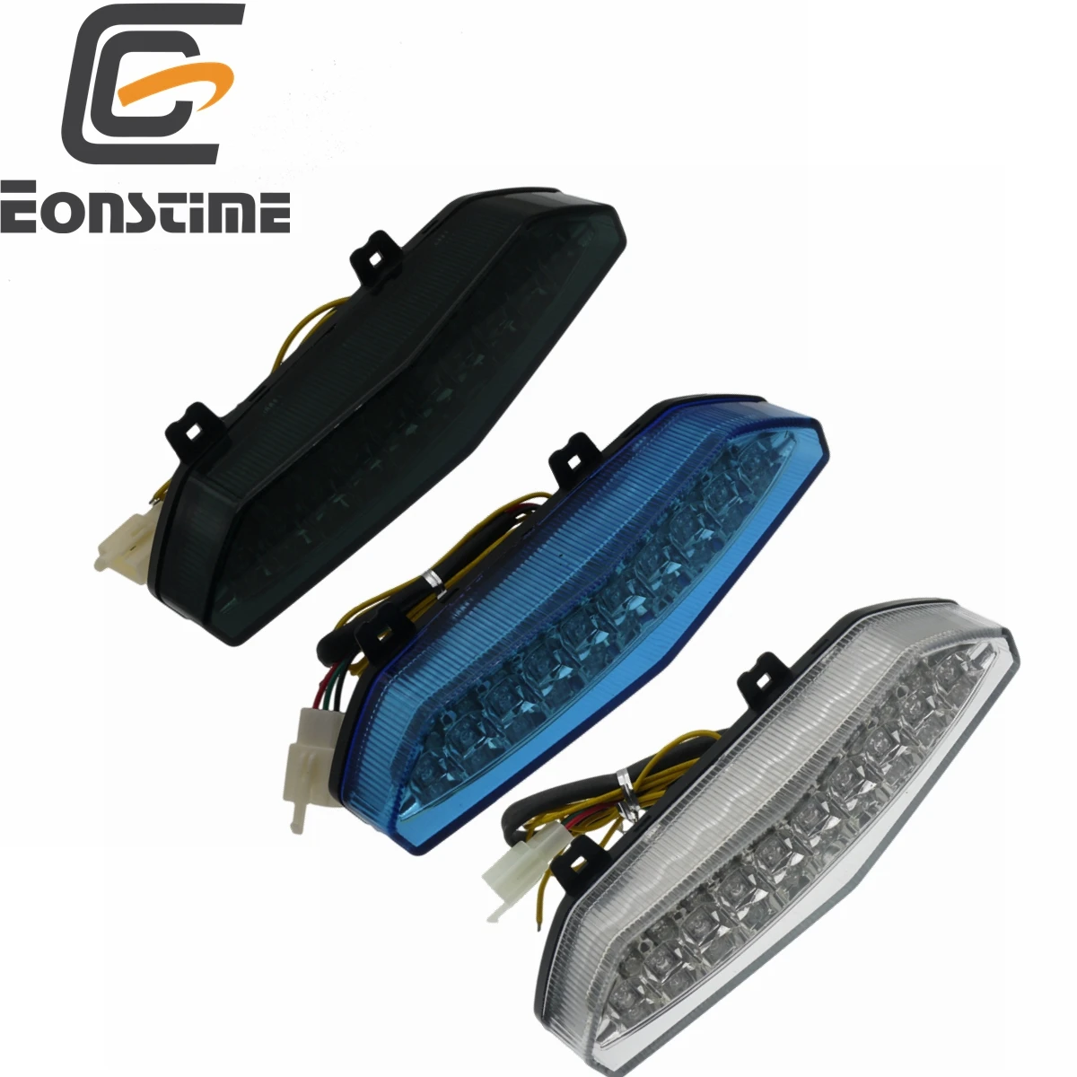

Eonstime Motorcycle Tail Light for KAWASAKI NINJA ZX-6R ZX6R 2007 2008 Tail Light Brake Turn Signals Integrated LED Light