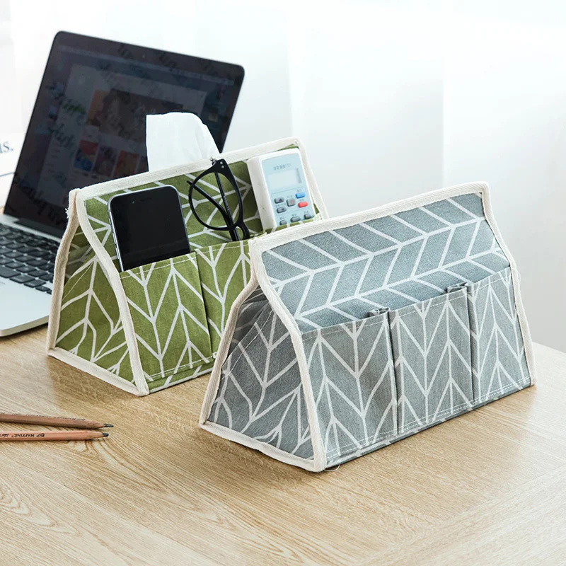 QuickDone-Fabric-Cotton-Tissue-Box-Pen-Remote-Storage-Desk-Organizer-Paper-Napkin-Towel-Holder-Dispenser-Cover-Cases-HG0538 (9)