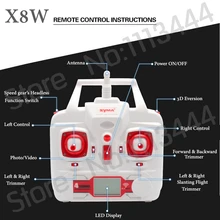 Syma X8W Drone with Camera HD Quadcopter FPV WiFi Real Time Kinda Dron 2.4G 4CH 6 Axis RC Helicoptero Gopro Hexacopter