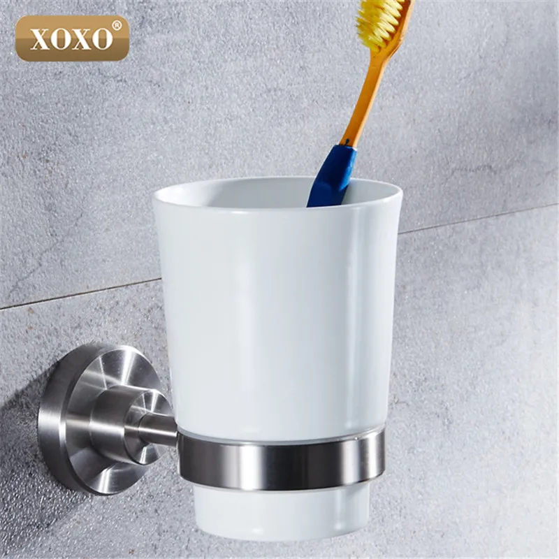 XOXO системы держатель/Кубок для зубных щеток 304 нержавеющая сталь аксессуары для ванной комнаты 4184C
