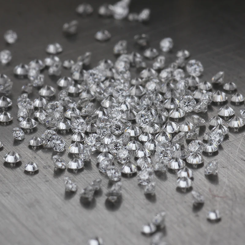 10 stones 1.3mm J color SI or better ROUND BRILLIANT Full Cut POLISHED DIAMONDS