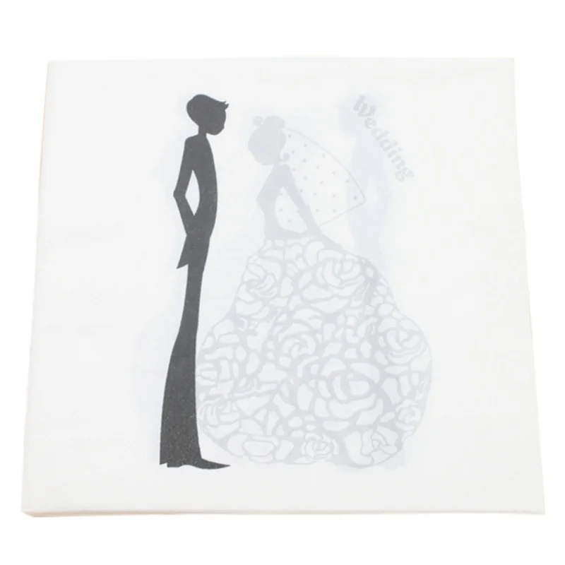 30*30CM Party Paper napkins Wedding Table decoupage bridal