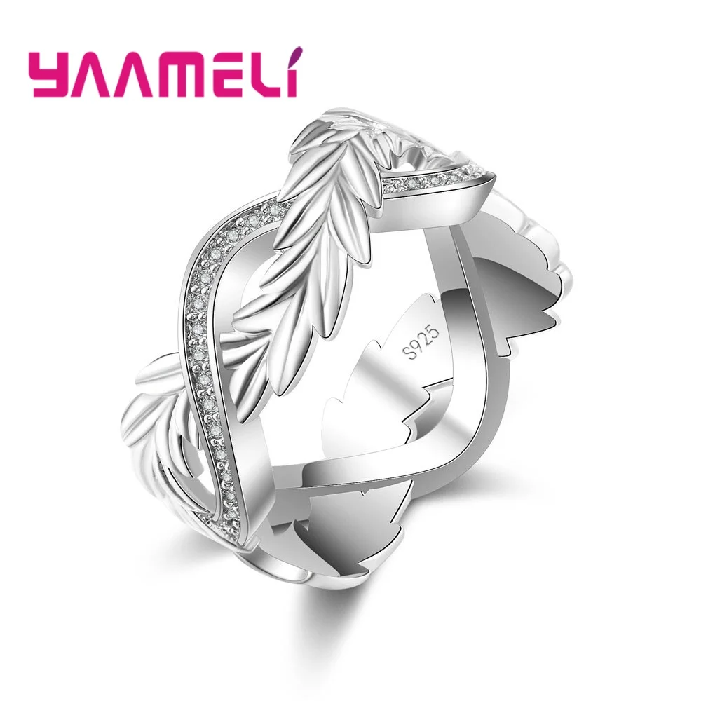 

Hiphop Stylish 925 Sterling Silver Bands Ring Austrian Crystal and Twisted Cross Punk Bague Jewelry for Women Gifts