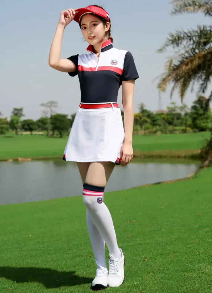 PGM футболка для гольфа теннисная женская спортивная одежда короткий рукав Футболка для гольфа одежда для гольфа для отдыха тенниска новое поступление