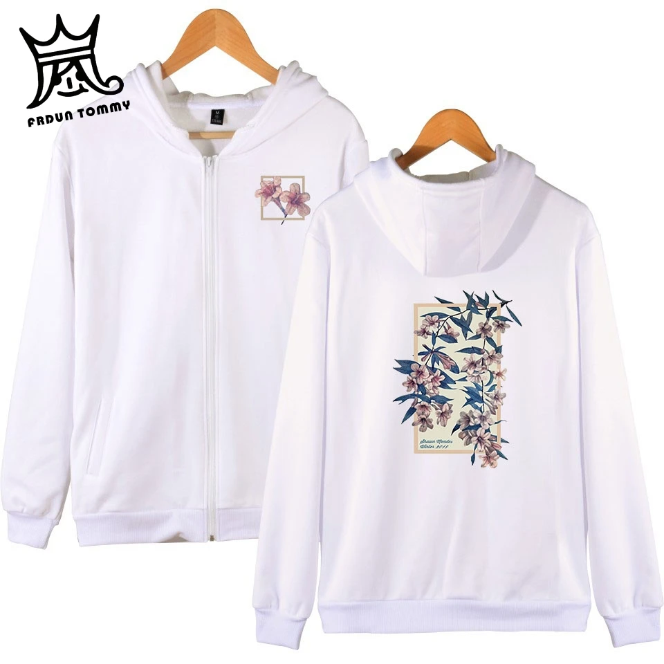 

FRDUN TOMMY Canadian male singer shawn mendes Same name album 2D print Zipper Hoodies Sweatshirt Cute Women/men Fashion Hoodies