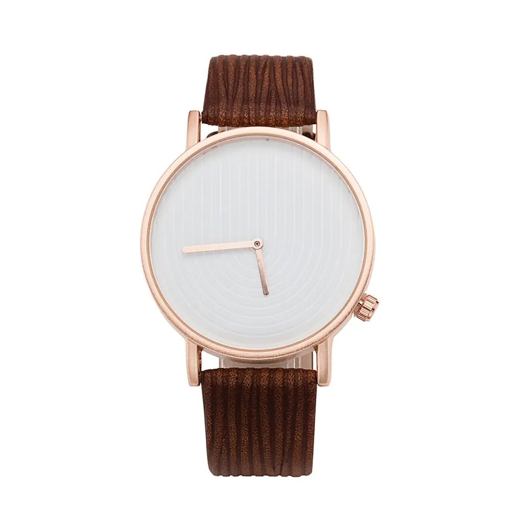 

Men's Business Quartz Watches PU Leather Strap Simple Casual Analog Wrist-Watch Fashionable Popular 4Colors Unisex Ladies Simple
