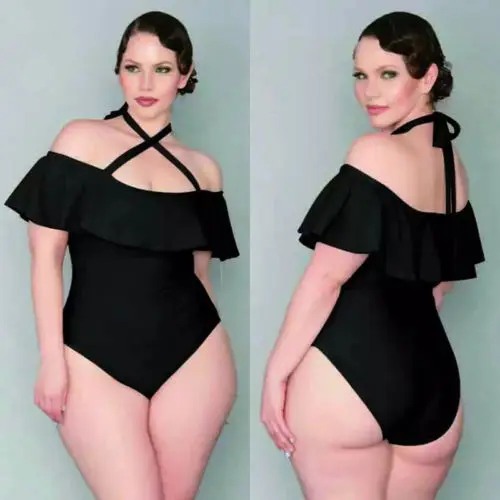 

2018 New One Piece Swimsuit Sexy Swimwear Bathing Suit Women Swim Wear female Biquini Bandage Monokini Swimsuits plus size