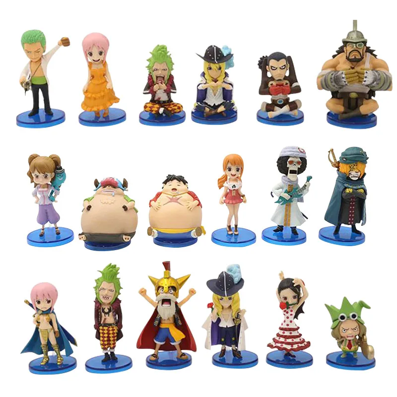 Buy Anime One Piece WCF Figure Q Version Luffy Zoro