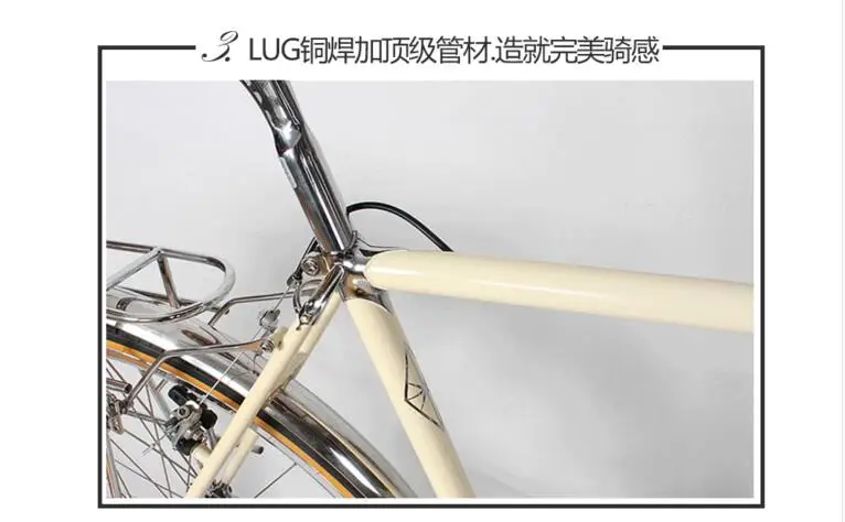 Clearance 700C road bike recuperation city bike Reynolds520 frame / front fork 27 speed BICYCLE 10