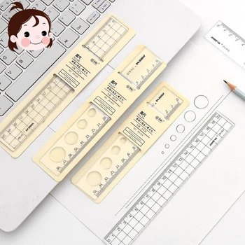 

15/18/20cm Candy-colored plastic ruler Measuring Straight Creative model Ruler Tool Promotional Gift Stationery Student Prize