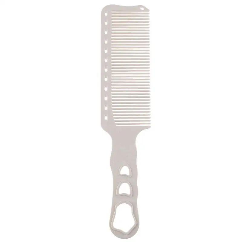 Professional антистатические парикмахерский гребень для стрижки волос смолы термостойкие Clipper парикмахерские для мужчин гребень 3 цвета