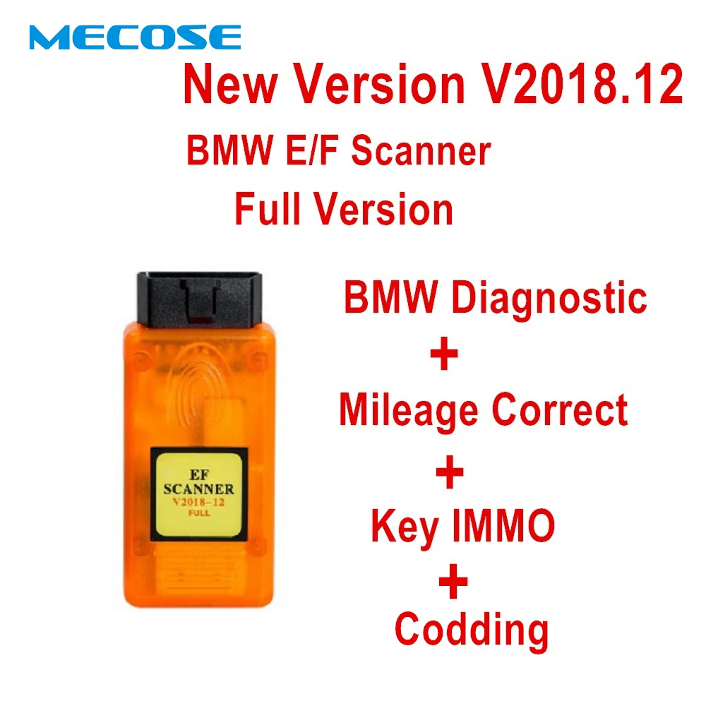 

Top Rated Full Version of V2018.12 EF Scanner II for BMW E/F Scanner OBD Diagnostic Tool for BMW EF Scanner 2