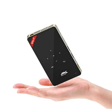 H96-P Android Smart TV Box Mini Wireless Portable DLP Projector 200 inch DLP with 2G/16G ROM 5G WiFi HDMI Video Play Android 6.0