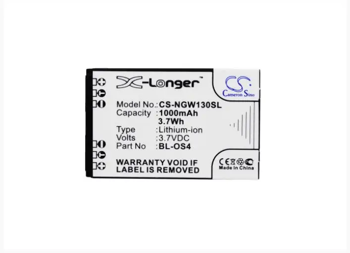 Batteria Cameron Sino Da 1000Mah Per Ngm Boris Clio Dandy Joy Maxx Academy Olympus Flip Academy V2 Riproduci Pm1111 Premier Roger Storm Swat