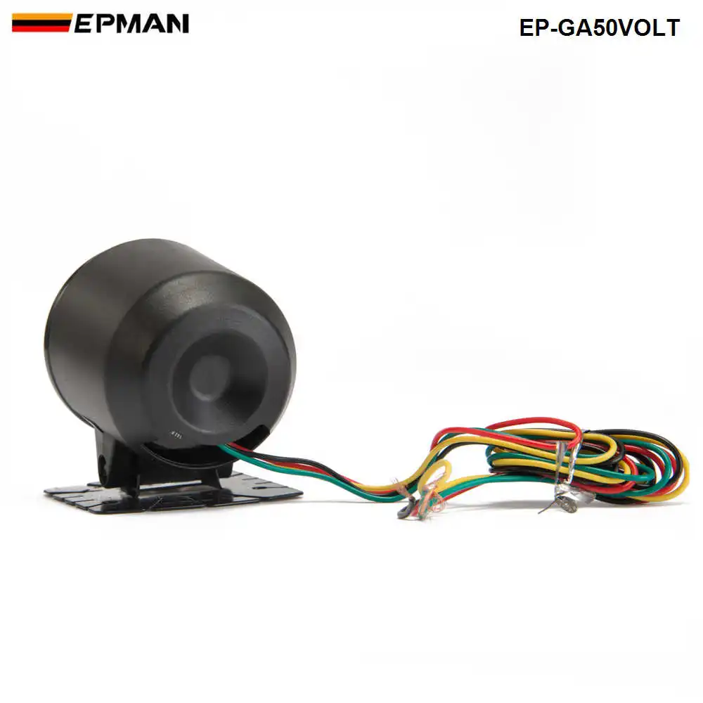 Epman Racing " 52 мм дымчатый цифровой цветной Аналоговый Цифровой измеритель напряжения с кронштейном для BMW 318i EP-GA50VOLT